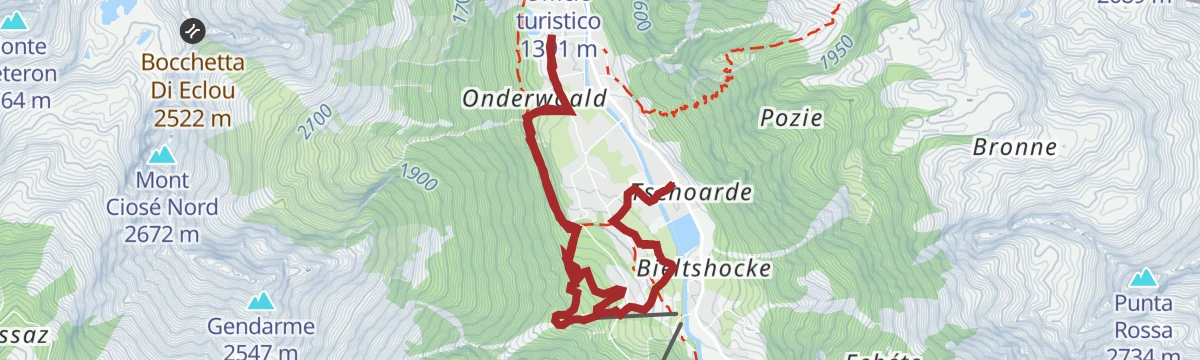 Route map: Castel Savoia
